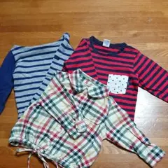 チェックシャツ・ボーダーロンT