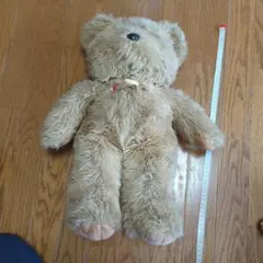 ベージュのクマのぬいぐるみ 約55cm