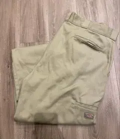 Dickeys ダブルニー ベージュ ワークパンツ W38