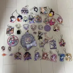 Poppin’Party 缶バッジ 紫 ロゼット アクリルスタンド キーホルダー