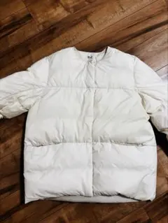 UNIQLO U ダウンジャケット L ユニクロユー オフホワイト 2023年