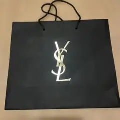 YSL ロゴ入り黒紙袋