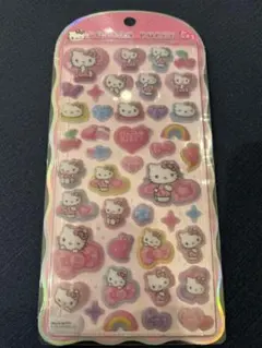 コットンパフィーシール　キティちゃん　サンリオ