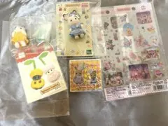 シルバニア　グッズまとめ売り　シール　ステッカー　ストラップ