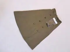 GU フロントボタンフレアスカート カーキ Mサイズのサムネイル
