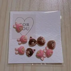 ネイルパーツ　ネイパ　モンチッチ