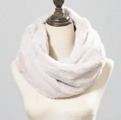 フリース ホワイト スヌード