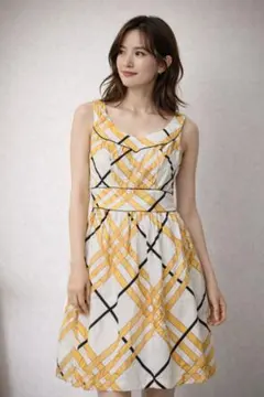 g48 BURBERRY　バーバリーブルーレーベル　ワンピース　36