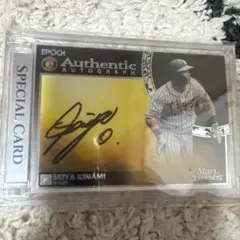 木浪聖也 直筆サインカード 阪神タイガース