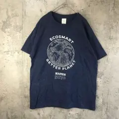 B287古着　Tシャツ　紺　90s Y2K