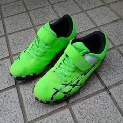 asics Lazerbeam サッカーシューズ グリーンサイズ24.5cm