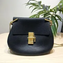 お値下げ‼︎Chloe ドリュー チェーンショルダーバッグ ブラックのサムネイル