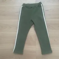 エバークローゼット 裏起毛パンツ オリーブグリーン105〜115㎝