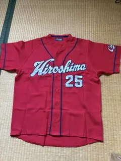 美品　広島東洋カープ ハイクオリティ　新井貴浩 ユニフォーム 25 サイズMのサムネイル