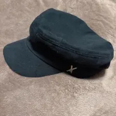 VARZAR キャスケット ロゴ付き【黒】