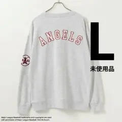 【未使用品L】MLBエンゼルス●トレーナー●スウェット●オートミールのサムネイル