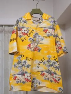 GUCCI・グッチ・アロハシャツ・半袖シャツ・48のサムネイル