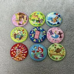 Disney Characters 刺繍缶バッジビスケット 2 まとめ売り