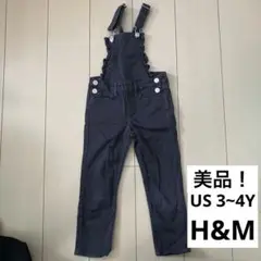 美品！ H&M 3~4Y デニム オーバーオール サロペット キッズ