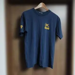 アメリカ消防　KCFDロゴ入りネイビーTシャツ Mサイズのサムネイル