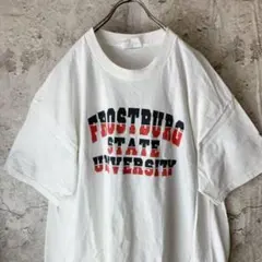 no910古着　Tシャツ　オーバーサイズ　カレッジプリント　好配色　9