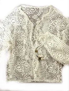 レースカーディガン　ボレロ　森ガール　フェアリーグランジ