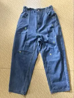 Dazy 刺繍デニムパンツ Lサイズ