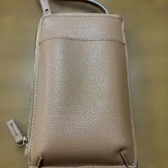 スマホショルダーバッグ ブラウン