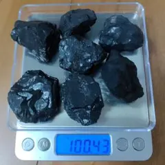 석탄 100g, 태평양 해저 숯, 홋카이도 쿠시로 앞바다 해저, 천연석 컬렉션