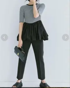 雑誌掲載MilaOwen セットアイテムラッフルベアオールインワン - メルカリ