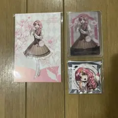 【ラクス・クライン】缶バッジ イラストカード キャラpic