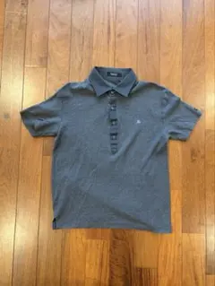 BURBERRY BLACK LABEL グレー ポロシャツ