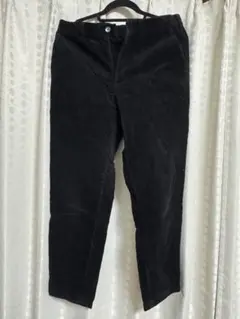 GU ブラック コーデュロイパンツ