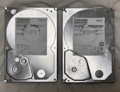 TOSHIBA MD04ABA400V 4TB HDD x 2 - メルカリ