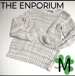 THE ENPORIUM・ジエンポリアム★トップス・穴開きニット・セーター・Мのサムネイル