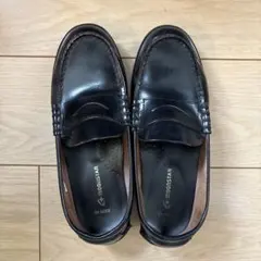 MOONSTAR ブラック ローファー 24.5EEE