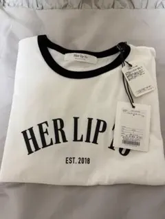 herlipto Urban Basic Ringer Tee ホワイトのサムネイル