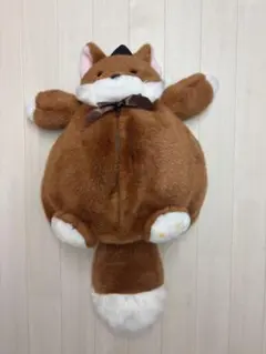 キツネデザインのぬいぐるみリュック