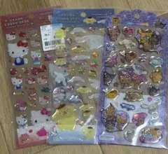 クリアキャンディシール キティ プリン シナモ ドロップジュエリーシール 日焼け