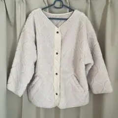 グレー フリースジャケット