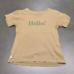 Lee ベージュ Tシャツ 「Hello!」