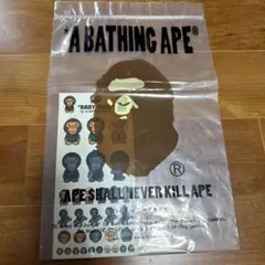A BATHING APE BABY MILO ショップ袋つき　シールのサムネイル