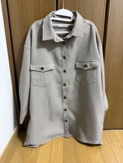 FREAK'S STORE ベージュ チェック柄ジャケットのサムネイル
