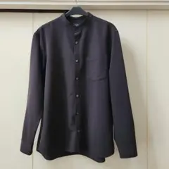 【nano universe】メンズ　長袖シャツ　ブラック　Lサイズ　美品