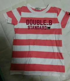 Tシャツ　ダブルビー　100 90 95　ミキハウス　ボーダー