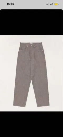 Hard Twist Brown Denim Wide Pantsのサムネイル