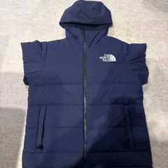 THE NORTH FACE フード付きダウンジャケット S ネイビー