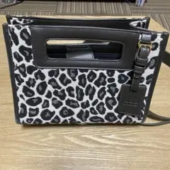サマンサベガ×yukako コラボヒョウ柄ショルダーバッグ キャンバス