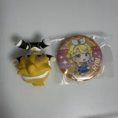 VOCALOID鏡音レン、鏡音リン フィギュア＆ピンバッジセット