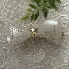 アレクサンドルドゥパリ　バレッタ　リボン